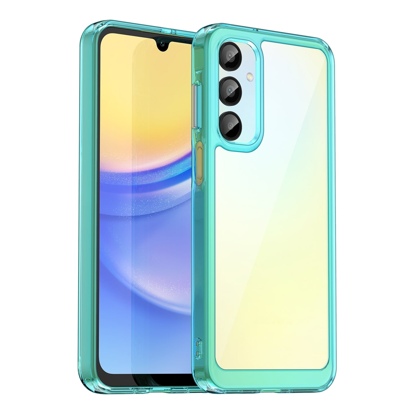 Samsung Galaxy A26 5G Acrylic Hybrid TPU Protective Phone Case, Colourful Series Shockproof Cover