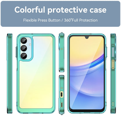 Samsung Galaxy A26 5G Acrylic Hybrid TPU Protective Phone Case, Colourful Series Shockproof Cover