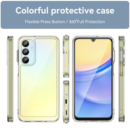 Samsung Galaxy A26 5G Acrylic Hybrid TPU Protective Phone Case, Colourful Series Shockproof Cover