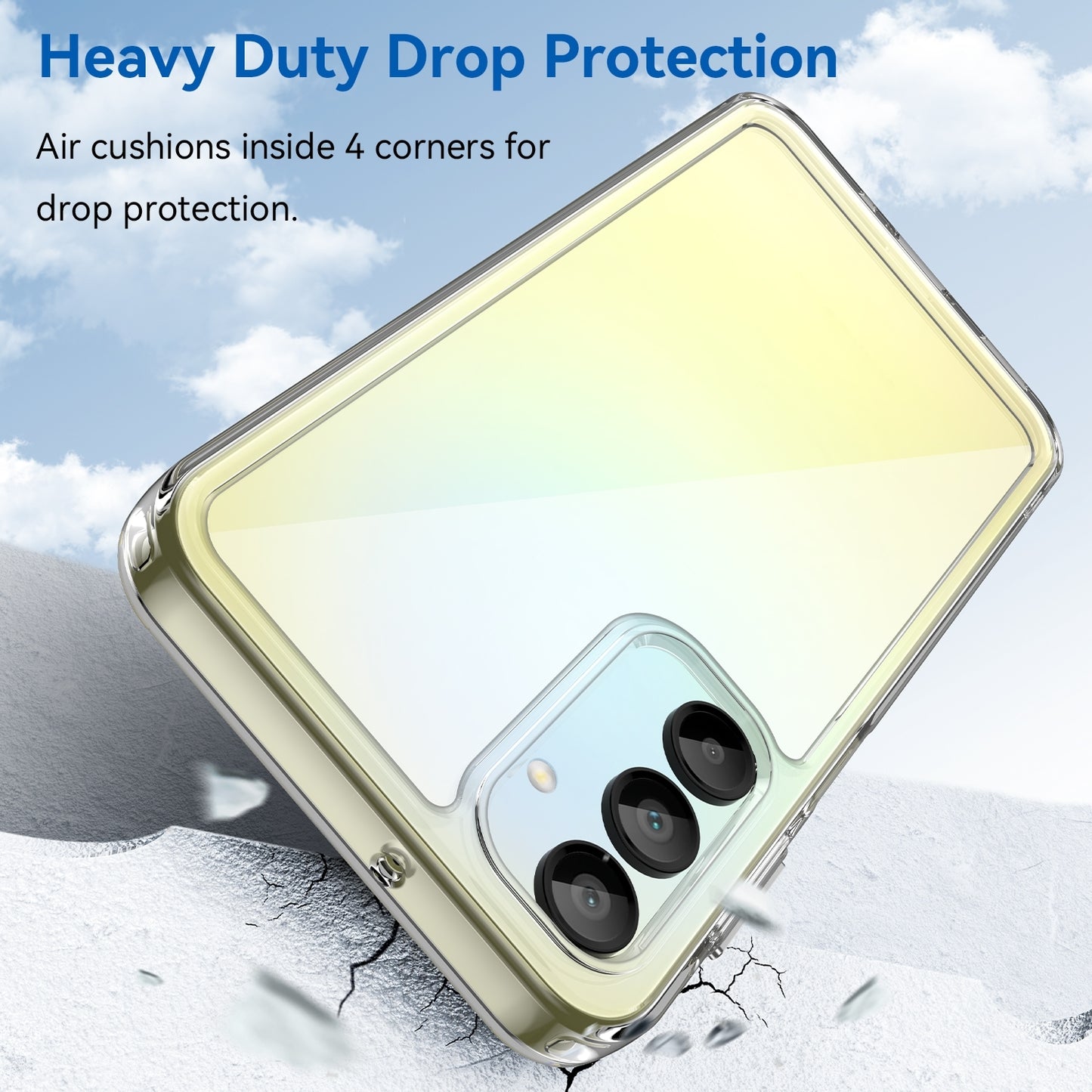 Samsung Galaxy A26 5G Acrylic Hybrid TPU Protective Phone Case, Colourful Series Shockproof Cover