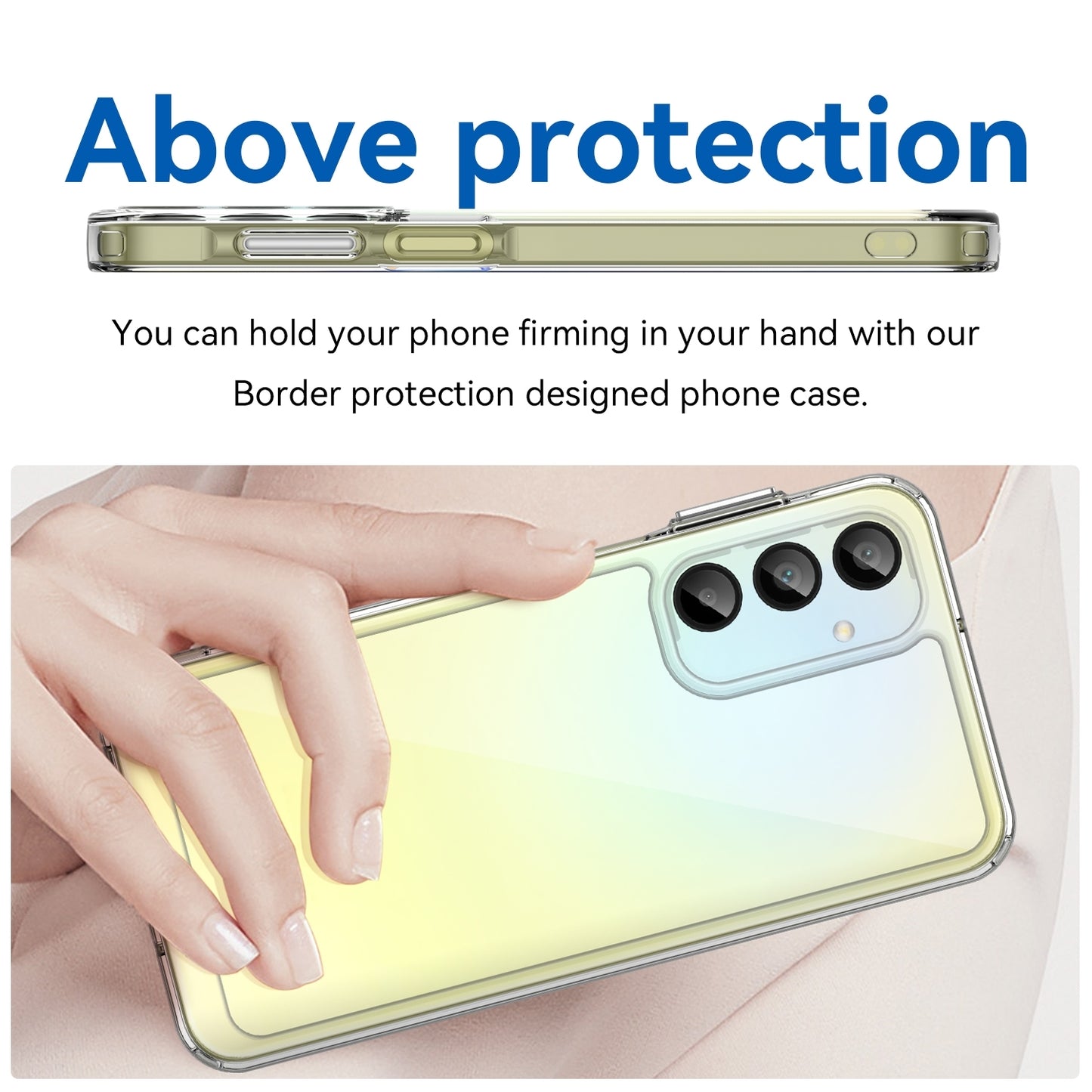Samsung Galaxy A26 5G Acrylic Hybrid TPU Protective Phone Case, Colourful Series Shockproof Cover