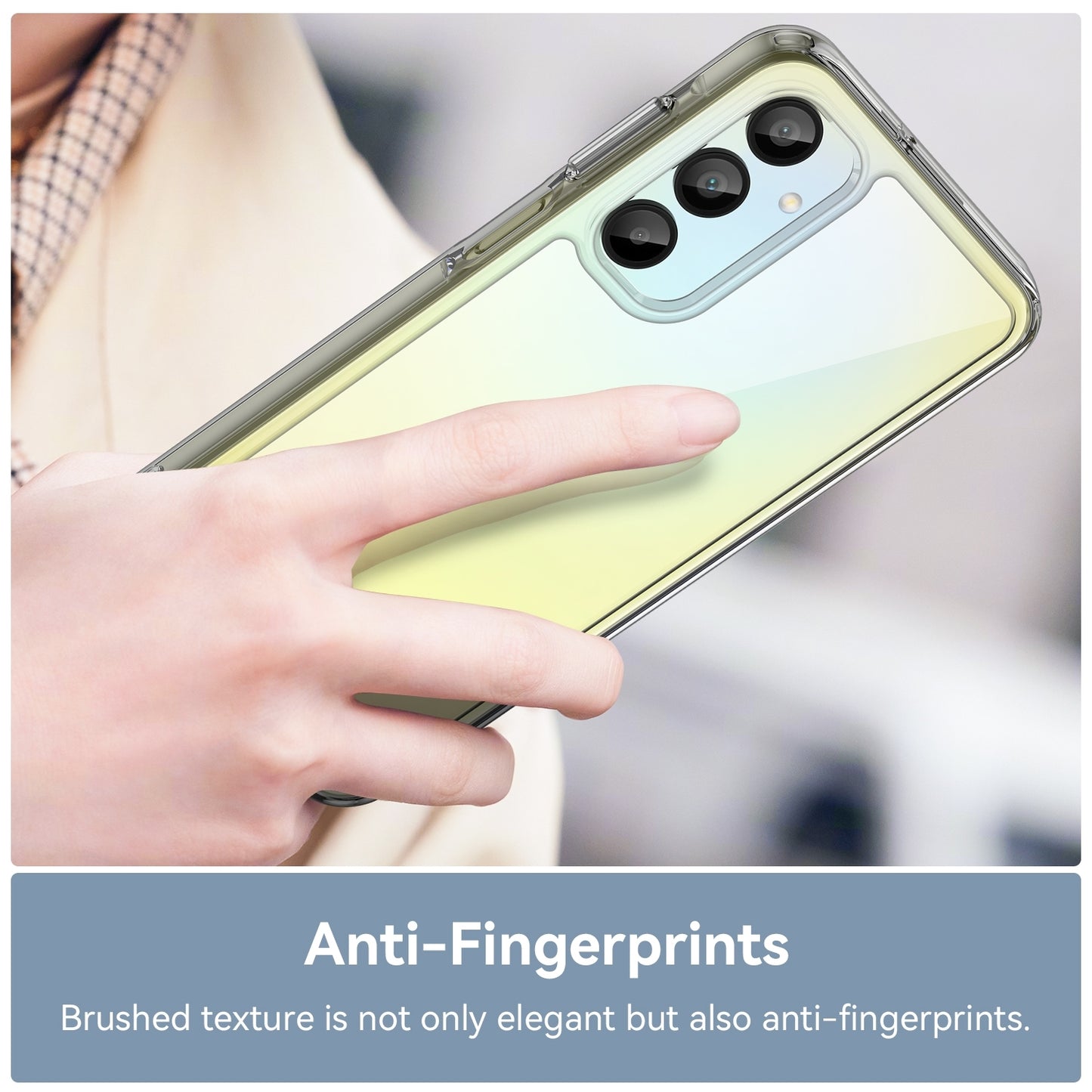 Samsung Galaxy A26 5G Acrylic Hybrid TPU Protective Phone Case, Colourful Series Shockproof Cover