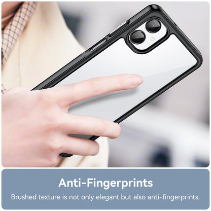 Samsung Galaxy A06 5G Acrylic Hybrid TPU Protective Phone Case, Colourful Series Shockproof Cover