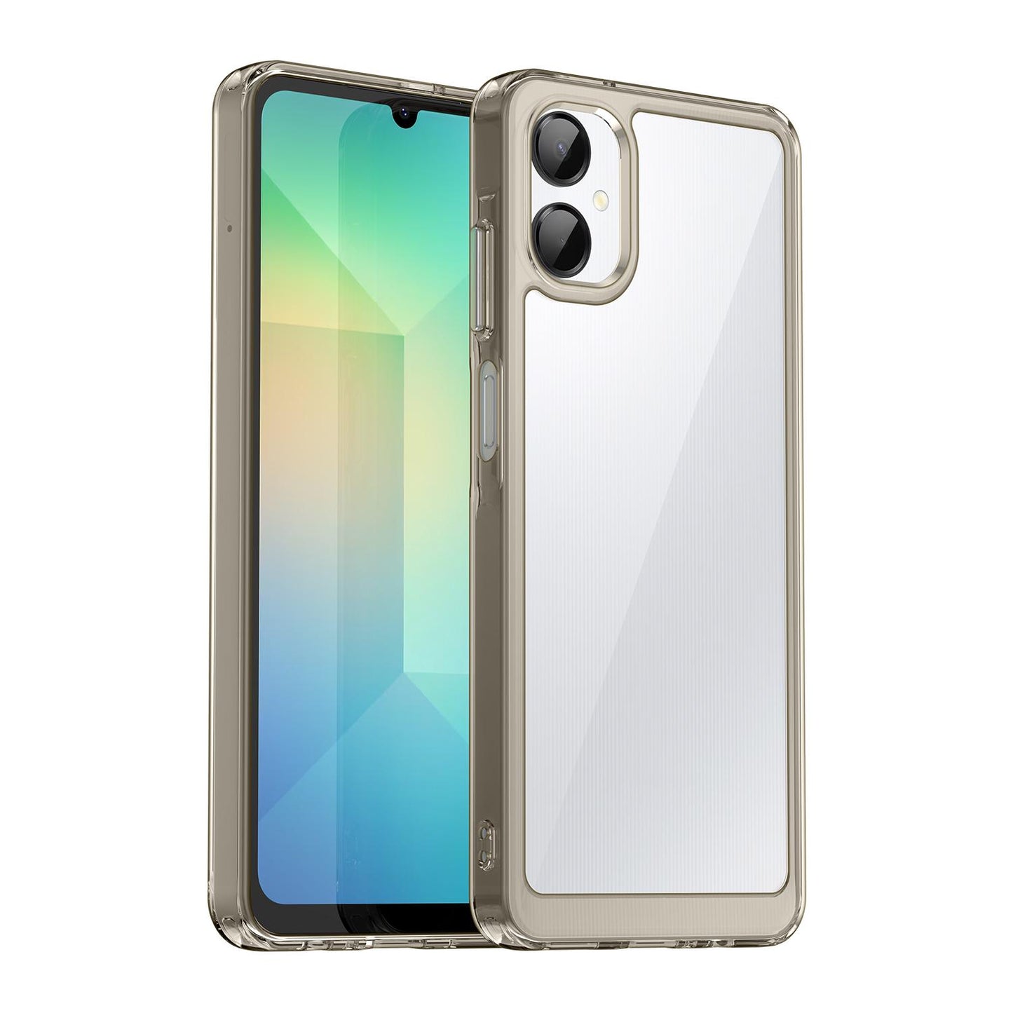 Samsung Galaxy A06 5G Acrylic Hybrid TPU Protective Phone Case, Colourful Series Shockproof Cover