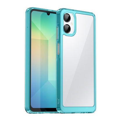 Samsung Galaxy A06 5G Acrylic Hybrid TPU Protective Phone Case, Colourful Series Shockproof Cover