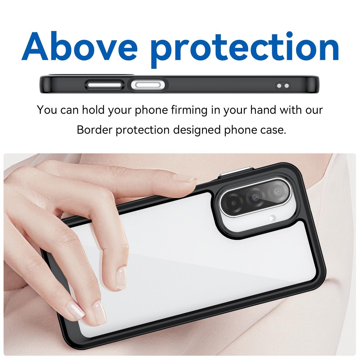 Samsung Galaxy A17 5G Acrylic Hybrid TPU Protective Phone Case, Colourful Series Shockproof Cover