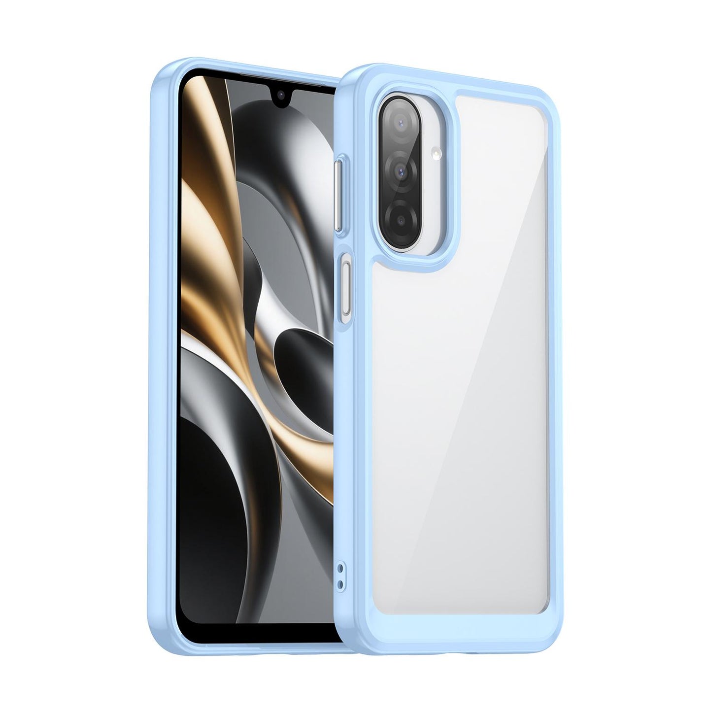 Samsung Galaxy A17 5G Acrylic Hybrid TPU Protective Phone Case, Colourful Series Shockproof Cover