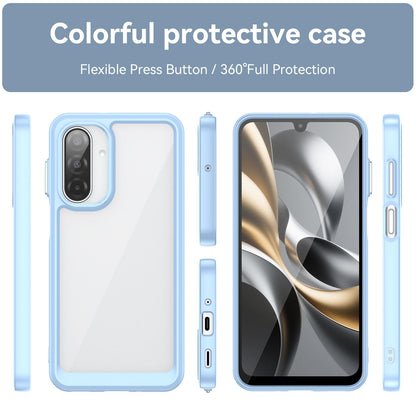 Samsung Galaxy A17 5G Acrylic Hybrid TPU Protective Phone Case, Colourful Series Shockproof Cover