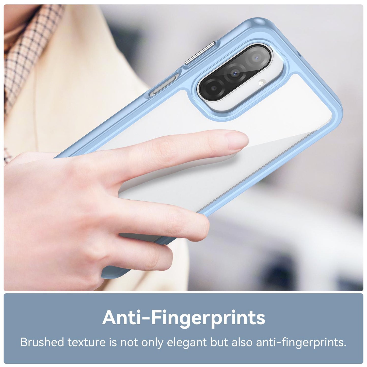 Samsung Galaxy A17 5G Acrylic Hybrid TPU Protective Phone Case, Colourful Series Shockproof Cover