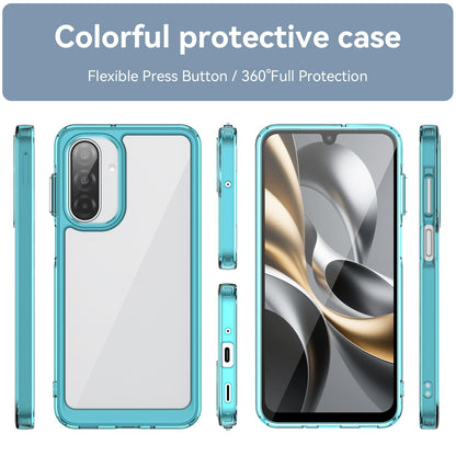 Samsung Galaxy A17 5G Acrylic Hybrid TPU Protective Phone Case, Colourful Series Shockproof Cover