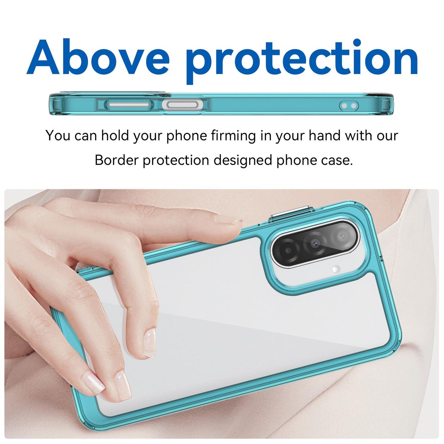 Samsung Galaxy A17 5G Acrylic Hybrid TPU Protective Phone Case, Colourful Series Shockproof Cover
