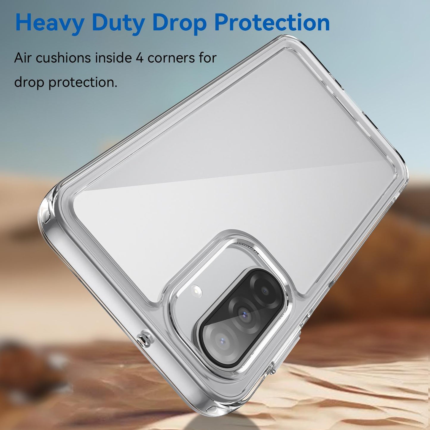 Samsung Galaxy A17 5G Acrylic Hybrid TPU Protective Phone Case, Colourful Series Shockproof Cover