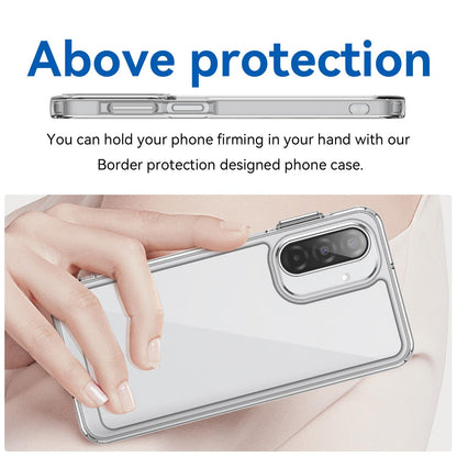 Samsung Galaxy A17 5G Acrylic Hybrid TPU Protective Phone Case, Colourful Series Shockproof Cover