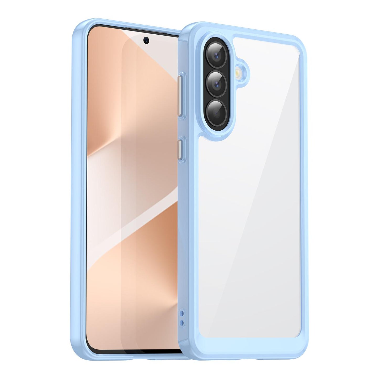 Samsung Galaxy A57 5G Acrylic Hybrid TPU Protective Phone Case, Colourful Series Shockproof Cover