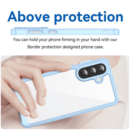 Samsung Galaxy A57 5G Acrylic Hybrid TPU Protective Phone Case, Colourful Series Shockproof Cover