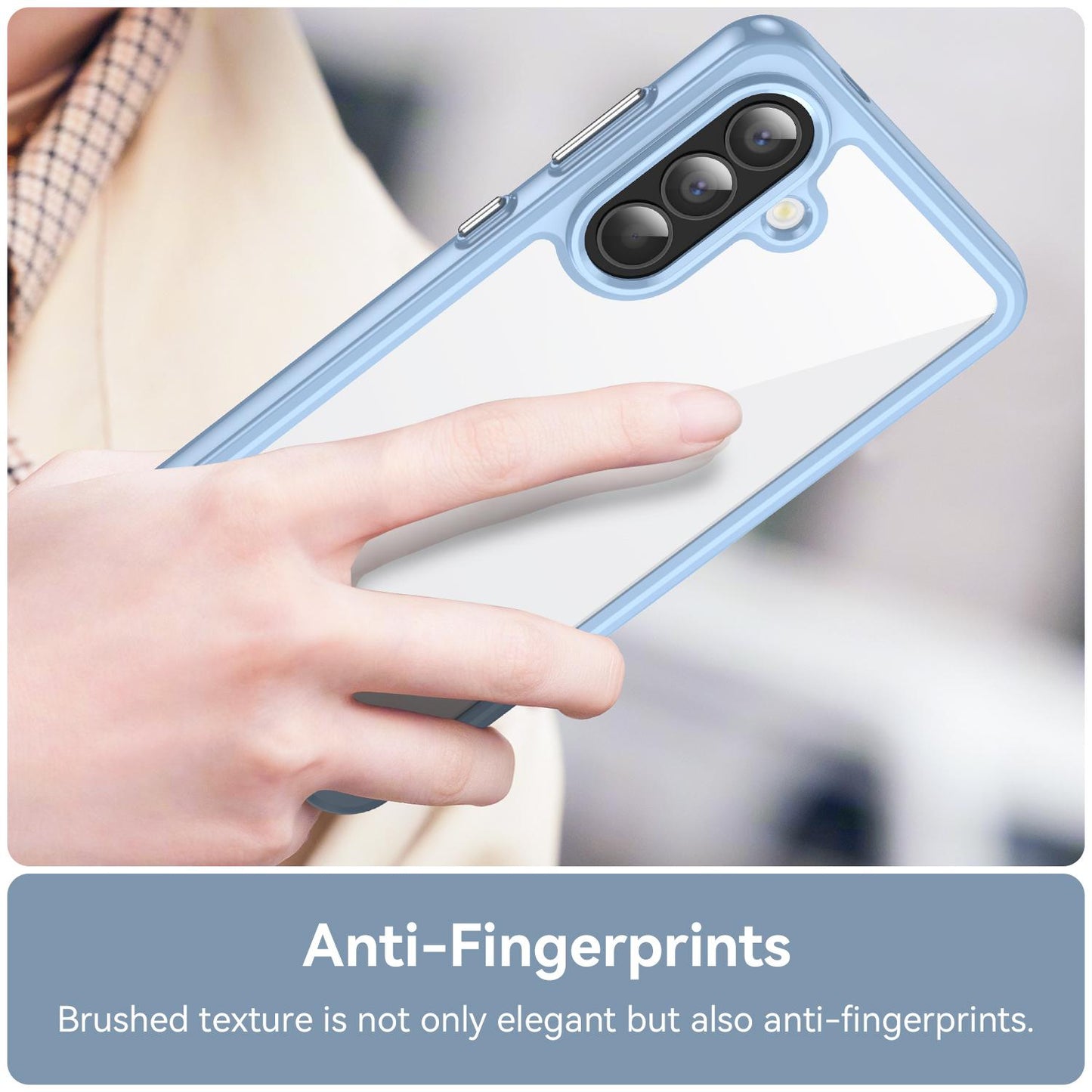 Samsung Galaxy A57 5G Acrylic Hybrid TPU Protective Phone Case, Colourful Series Shockproof Cover
