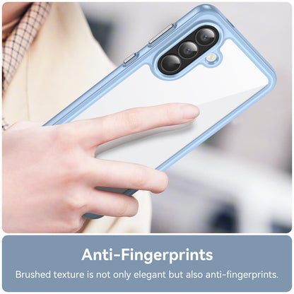 Samsung Galaxy A57 5G Acrylic Hybrid TPU Protective Phone Case, Colourful Series Shockproof Cover