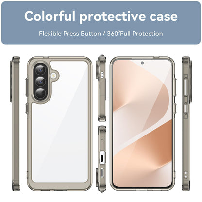 Samsung Galaxy A57 5G Acrylic Hybrid TPU Protective Phone Case, Colourful Series Shockproof Cover