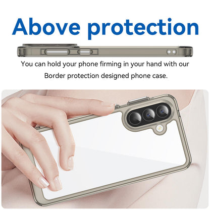 Samsung Galaxy A57 5G Acrylic Hybrid TPU Protective Phone Case, Colourful Series Shockproof Cover