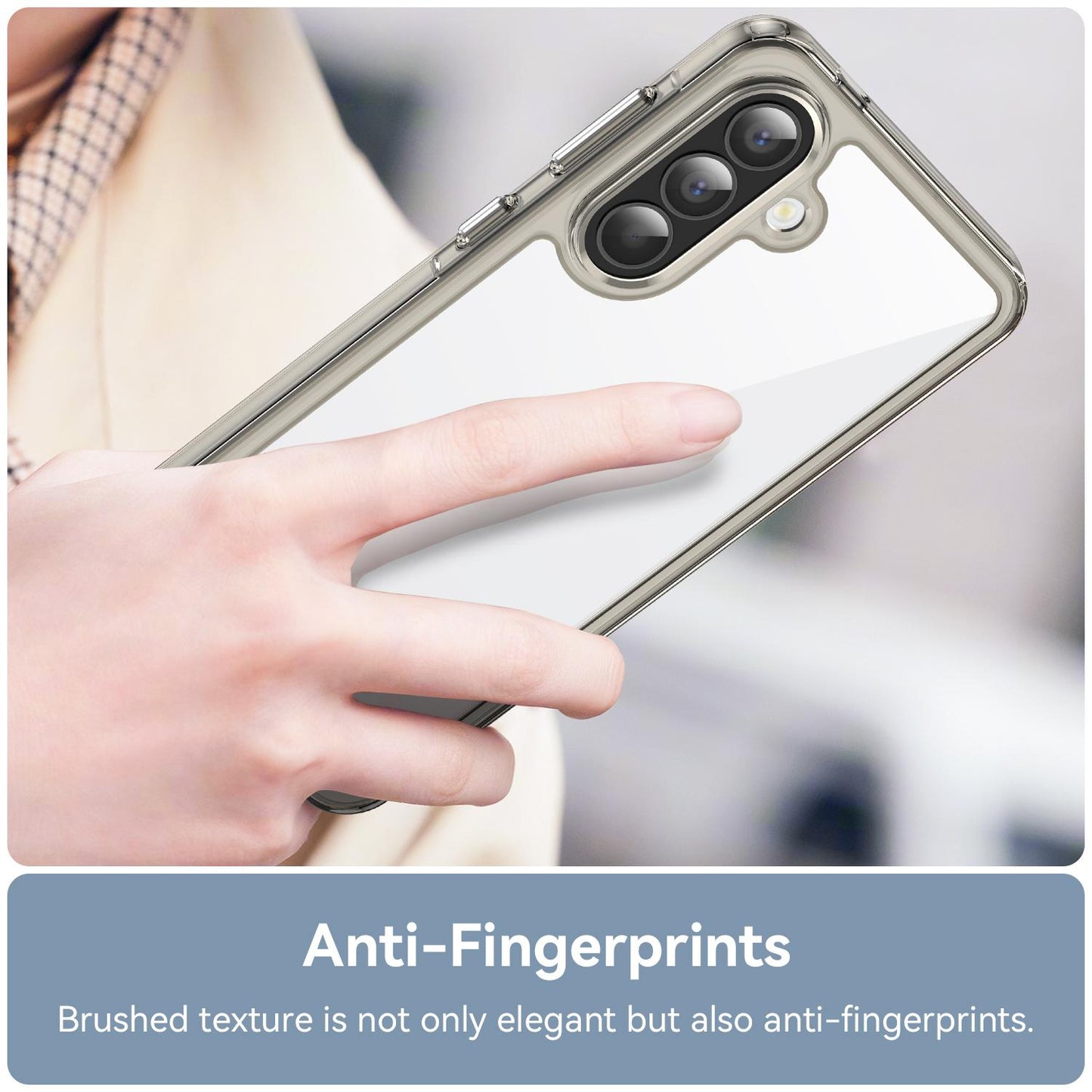 Samsung Galaxy A57 5G Acrylic Hybrid TPU Protective Phone Case, Colourful Series Shockproof Cover