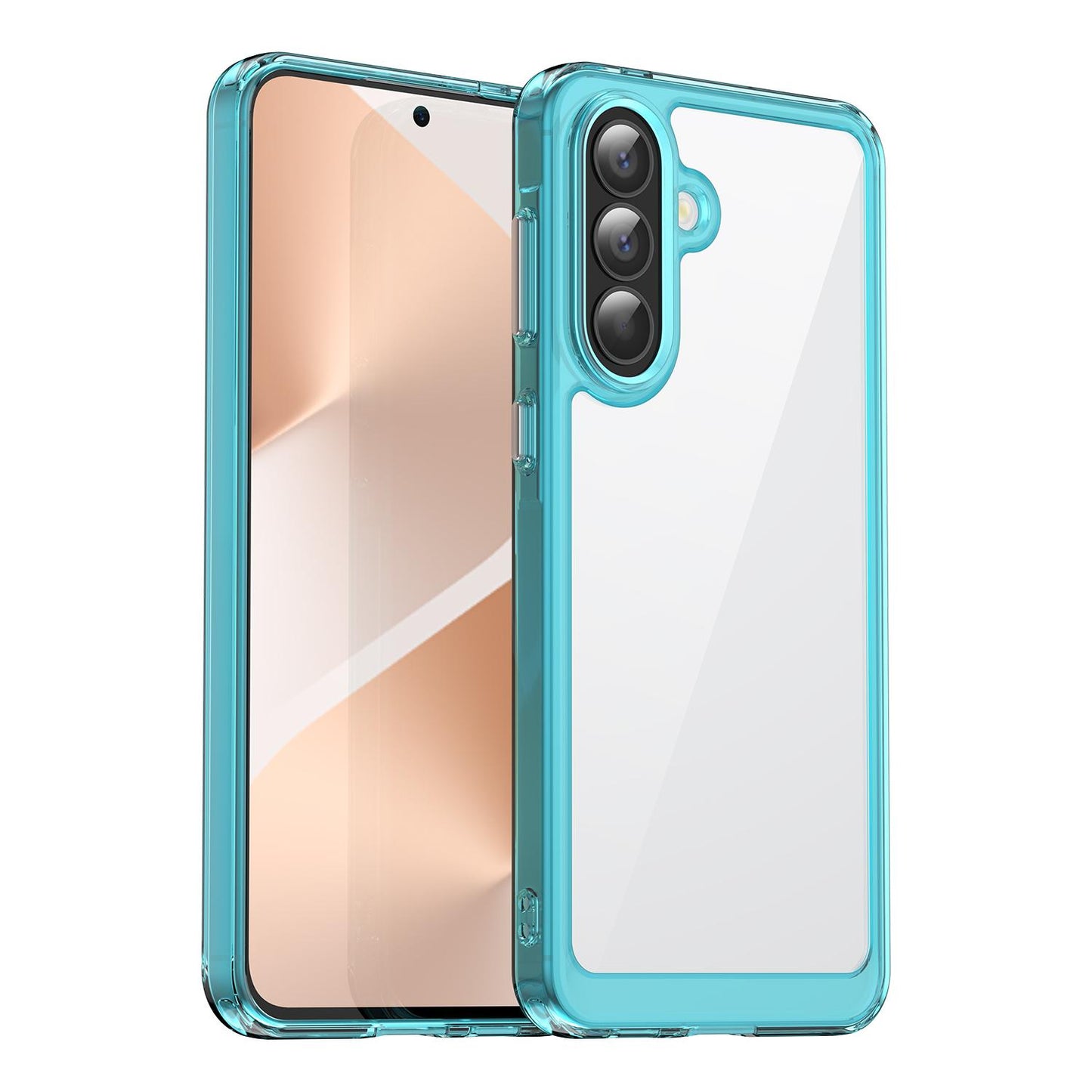 Samsung Galaxy A57 5G Acrylic Hybrid TPU Protective Phone Case, Colourful Series Shockproof Cover