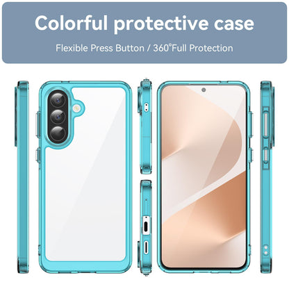 Samsung Galaxy A57 5G Acrylic Hybrid TPU Protective Phone Case, Colourful Series Shockproof Cover