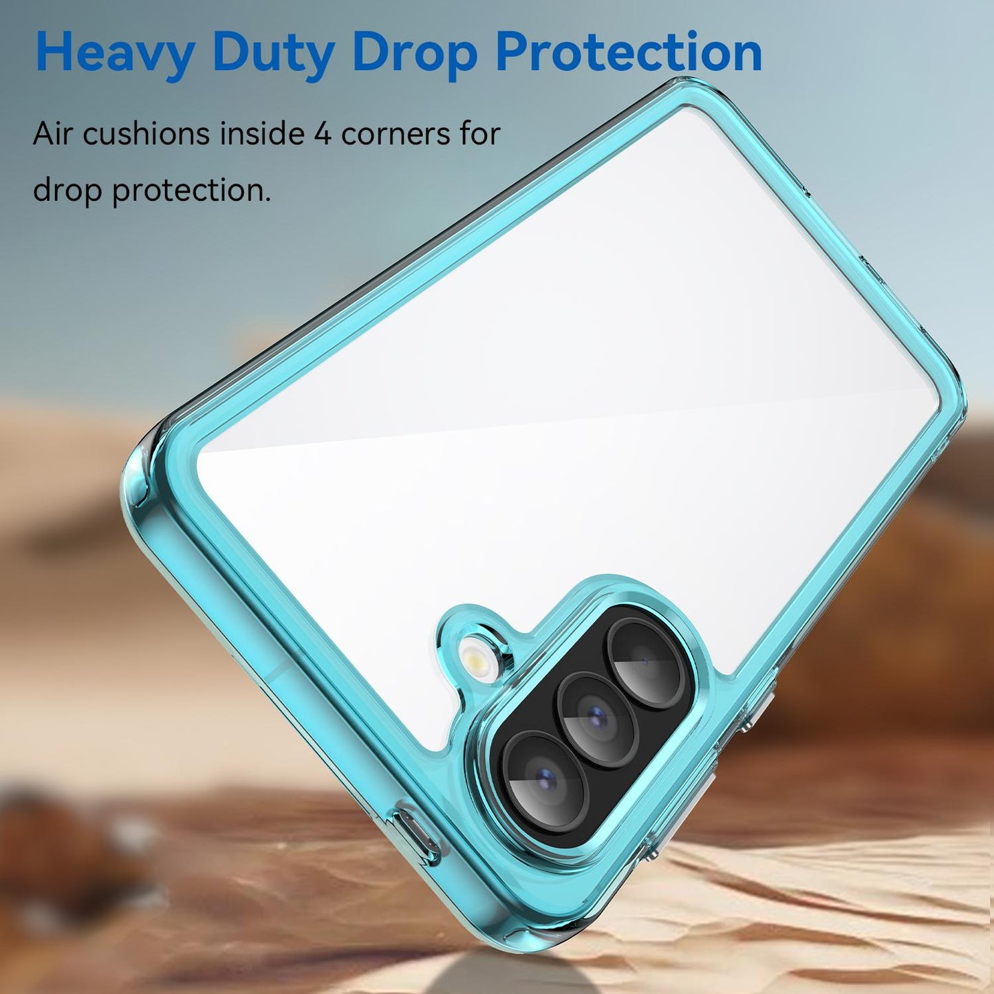 Samsung Galaxy A57 5G Acrylic Hybrid TPU Protective Phone Case, Colourful Series Shockproof Cover
