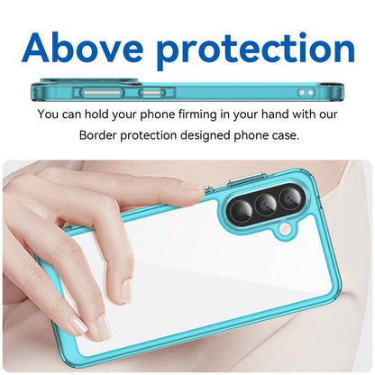 Samsung Galaxy A57 5G Acrylic Hybrid TPU Protective Phone Case, Colourful Series Shockproof Cover