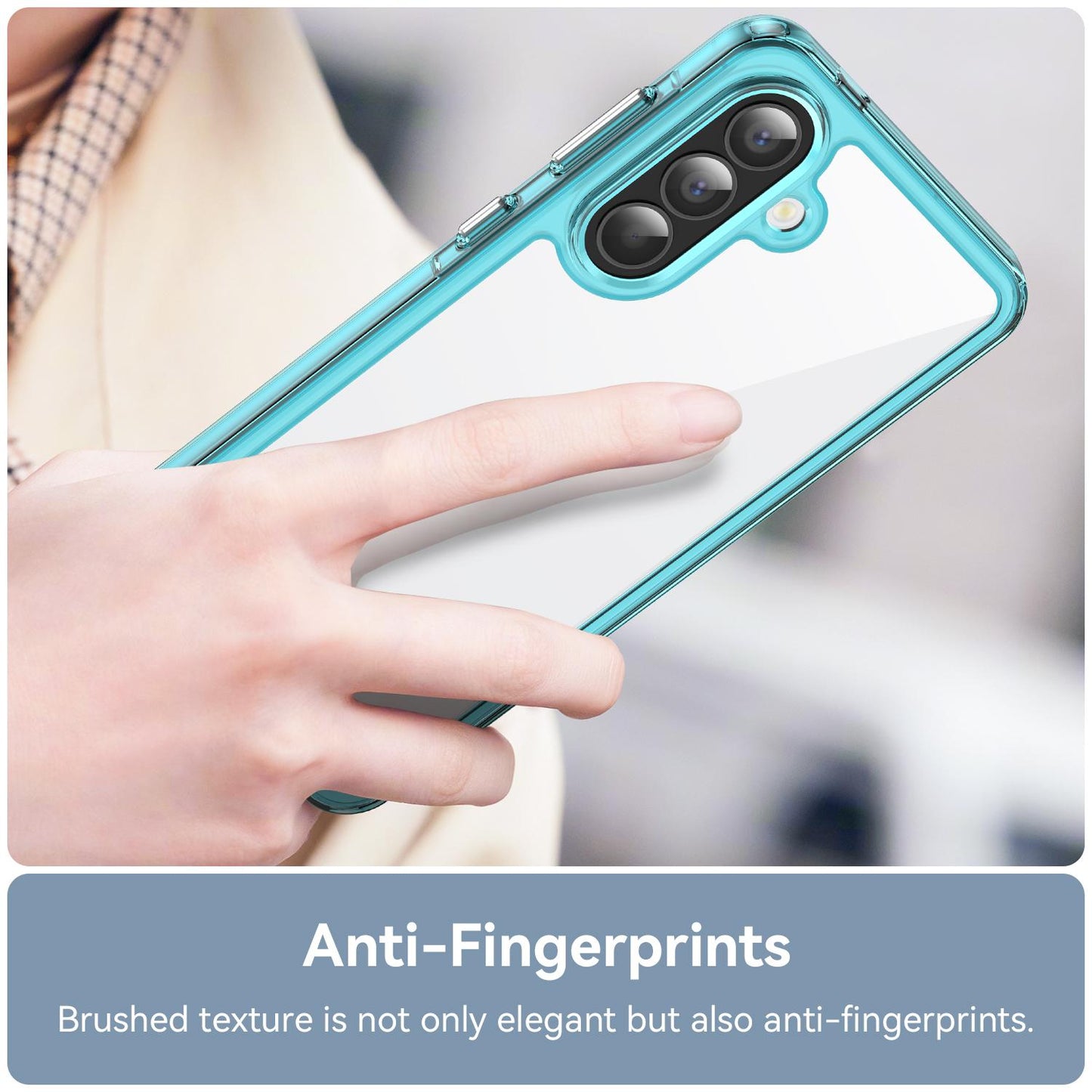 Samsung Galaxy A57 5G Acrylic Hybrid TPU Protective Phone Case, Colourful Series Shockproof Cover