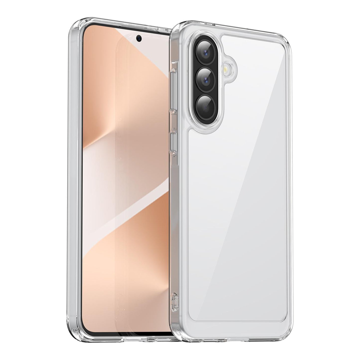 Samsung Galaxy A57 5G Acrylic Hybrid TPU Protective Phone Case, Colourful Series Shockproof Cover