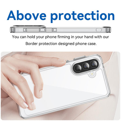 Samsung Galaxy A57 5G Acrylic Hybrid TPU Protective Phone Case, Colourful Series Shockproof Cover