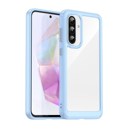 Samsung Galaxy A37 5G Acrylic Hybrid TPU Protective Phone Case, Colourful Series Shockproof Cover