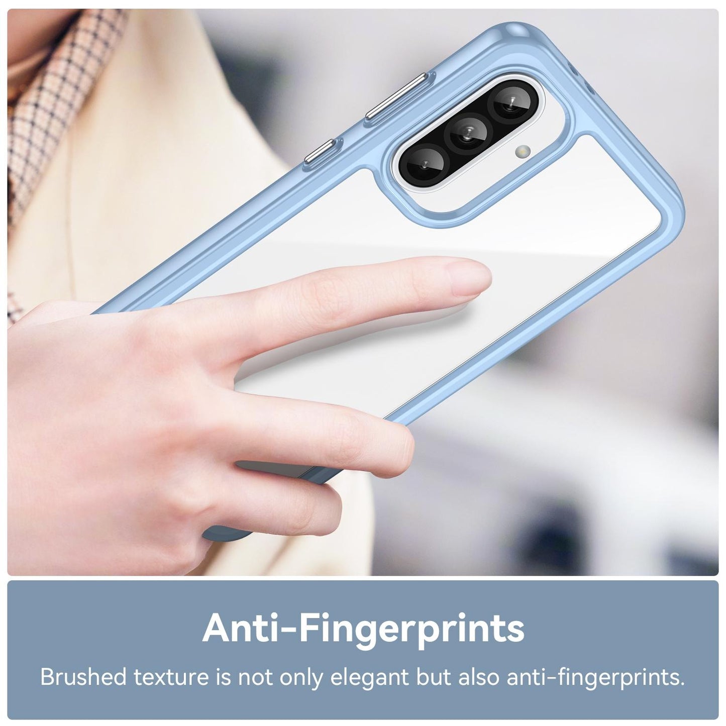 Samsung Galaxy A37 5G Acrylic Hybrid TPU Protective Phone Case, Colourful Series Shockproof Cover