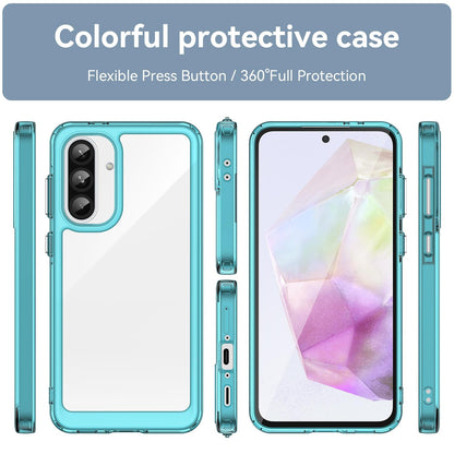 Samsung Galaxy A37 5G Acrylic Hybrid TPU Protective Phone Case, Colourful Series Shockproof Cover