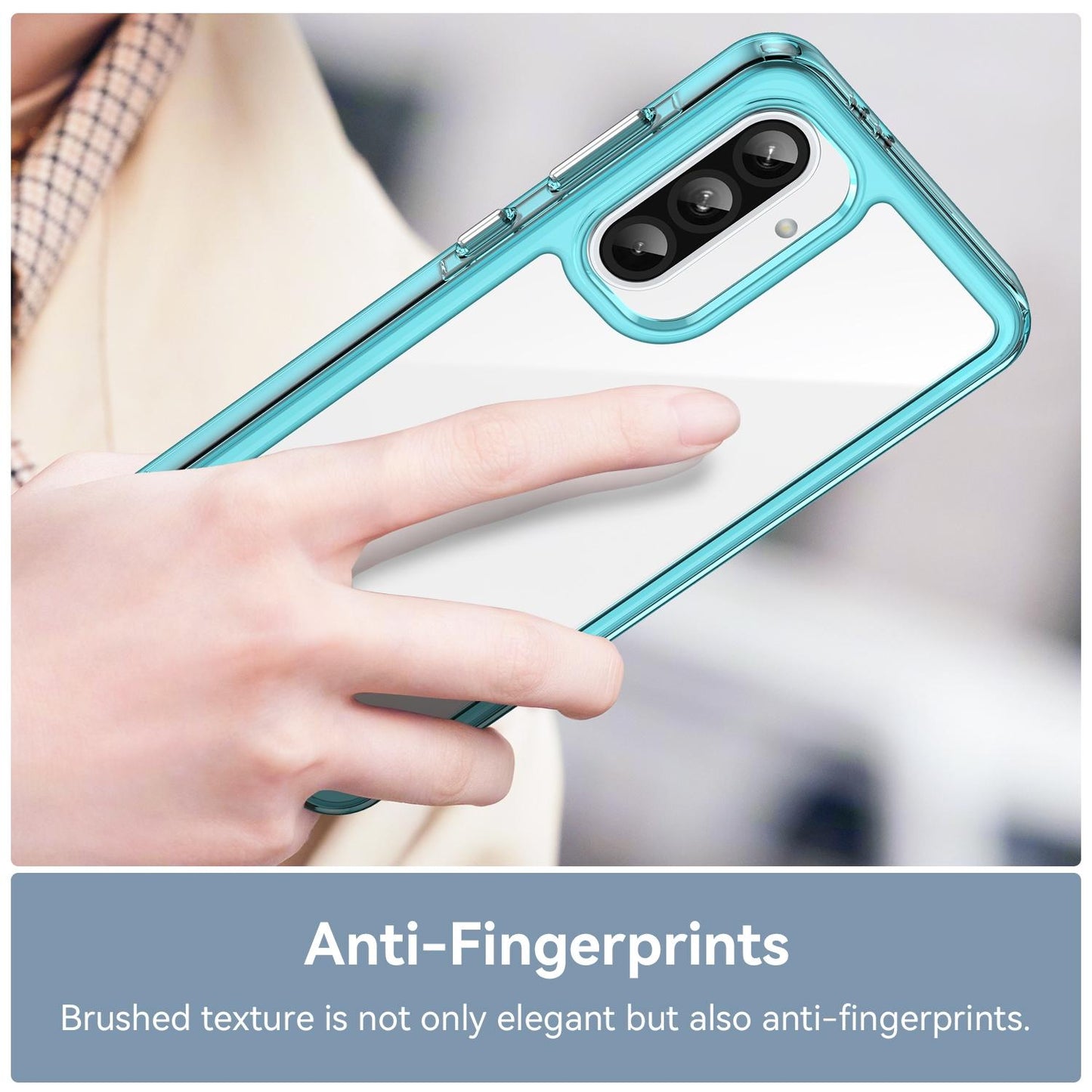 Samsung Galaxy A37 5G Acrylic Hybrid TPU Protective Phone Case, Colourful Series Shockproof Cover