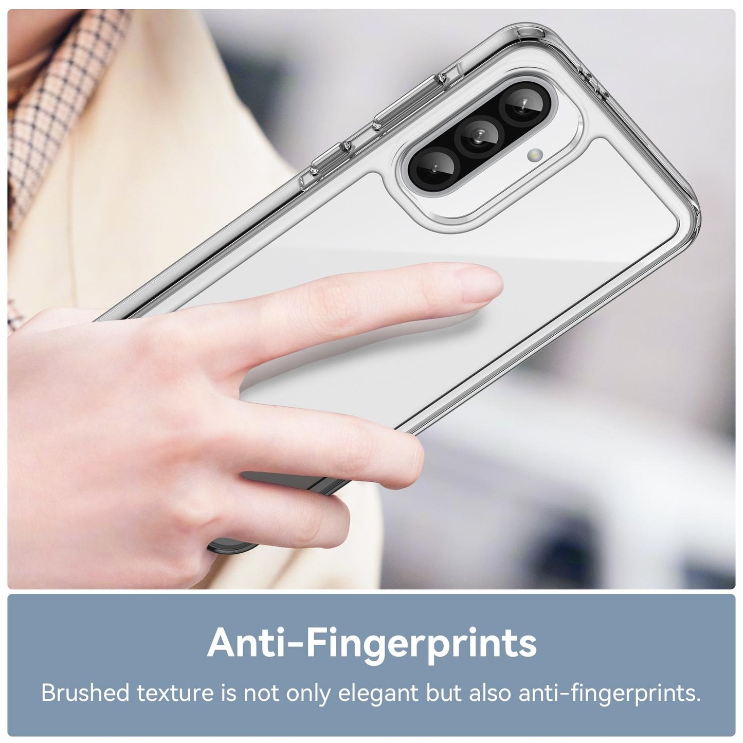 Samsung Galaxy A37 5G Acrylic Hybrid TPU Protective Phone Case, Colourful Series Shockproof Cover
