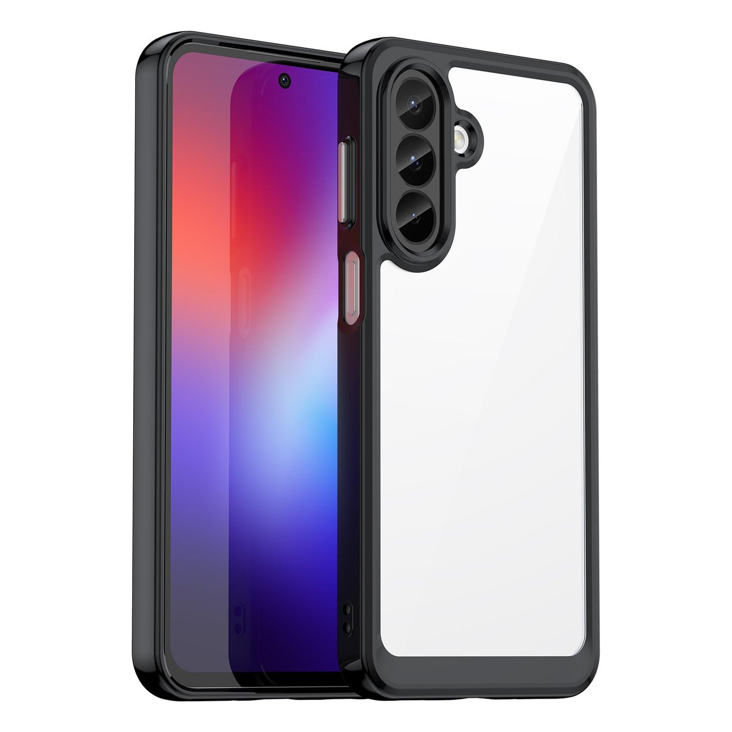Samsung Galaxy A27 5G Acrylic Hybrid TPU Protective Phone Case, Colourful Series Shockproof Cover
