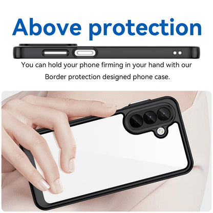 Samsung Galaxy A27 5G Acrylic Hybrid TPU Protective Phone Case, Colourful Series Shockproof Cover