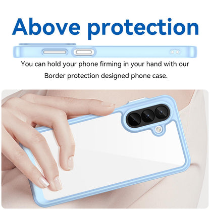 Samsung Galaxy A27 5G Acrylic Hybrid TPU Protective Phone Case, Colourful Series Shockproof Cover