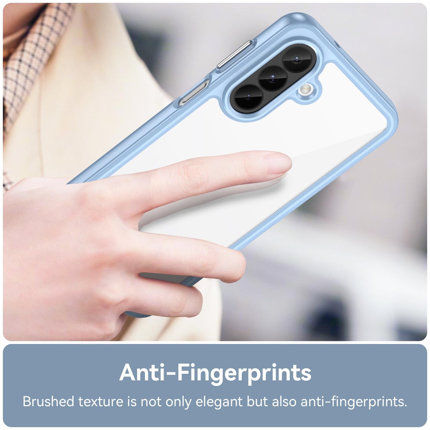 Samsung Galaxy A27 5G Acrylic Hybrid TPU Protective Phone Case, Colourful Series Shockproof Cover