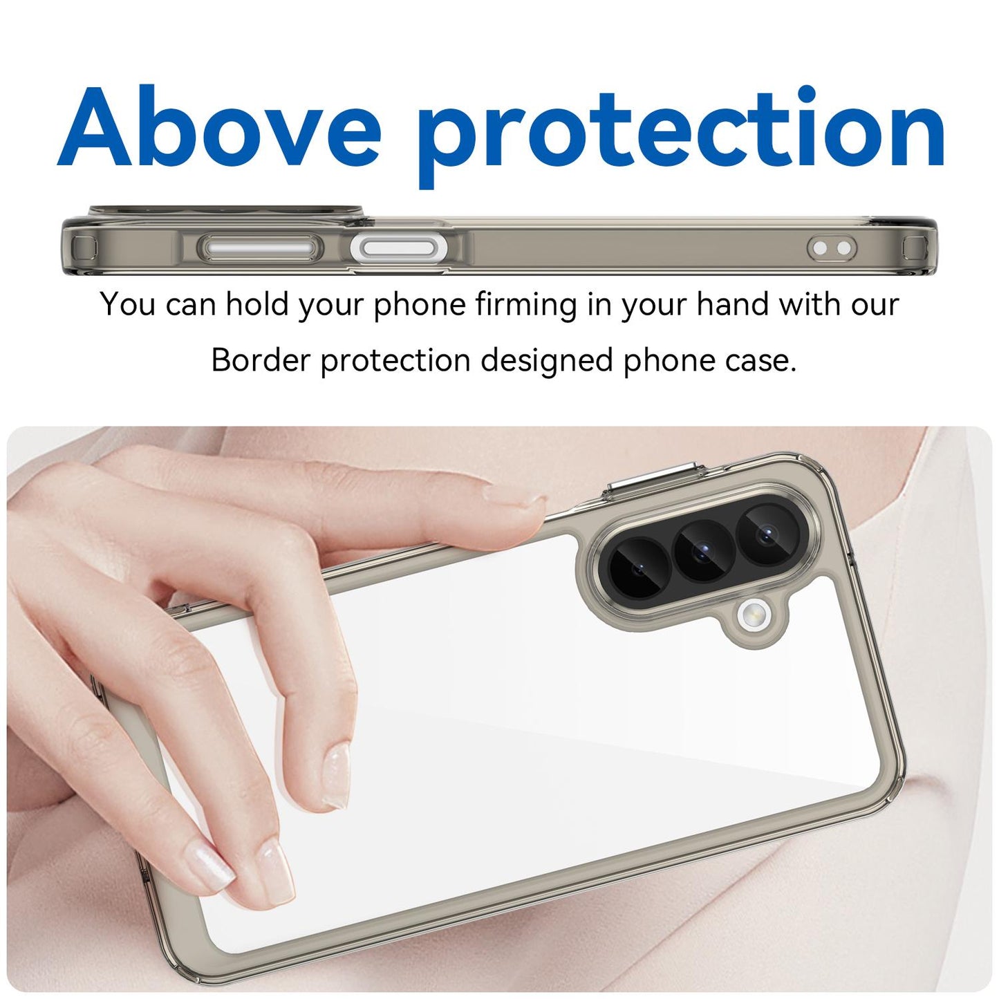 Samsung Galaxy A27 5G Acrylic Hybrid TPU Protective Phone Case, Colourful Series Shockproof Cover