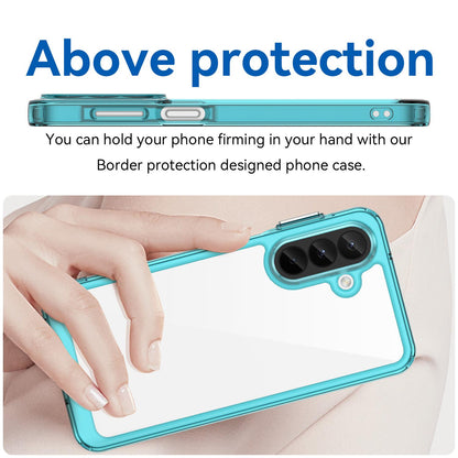Samsung Galaxy A27 5G Acrylic Hybrid TPU Protective Phone Case, Colourful Series Shockproof Cover