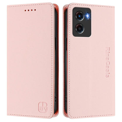 Motorola Moto G05 Dual-Folded Magnetic Suction RFID Blocking PU Leather Wallet Phone Case with Card Slots, Cash Pocket, Kickstand, Full Protective Flip Cover
