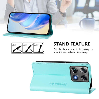 Motorola Signature 5G Dual-Folded Magnetic Suction RFID Blocking PU Leather Wallet Phone Case with Card Slots, Cash Pocket, Kickstand, Full Protective Flip Cover
