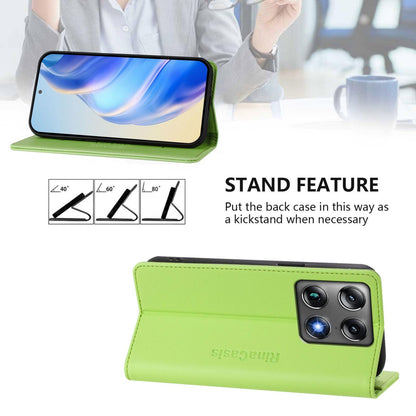 Motorola Signature 5G Dual-Folded Magnetic Suction RFID Blocking PU Leather Wallet Phone Case with Card Slots, Cash Pocket, Kickstand, Full Protective Flip Cover