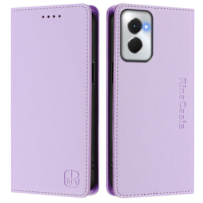 Motorola Moto G Power 5G 2024 Dual-Folded Magnetic Suction RFID Blocking PU Leather Wallet Phone Case with Card Slots, Cash Pocket, Kickstand, Full Protective Flip Cover