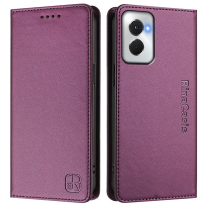 Motorola Moto G Power 5G 2024 Dual-Folded Magnetic Suction RFID Blocking PU Leather Wallet Phone Case with Card Slots, Cash Pocket, Kickstand, Full Protective Flip Cover