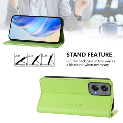 Motorola Moto G Stylus 5G 2024 Dual-Folded Magnetic Suction RFID Blocking PU Leather Wallet Phone Case with Card Slots, Cash Pocket, Kickstand, Full Protective Flip Cover