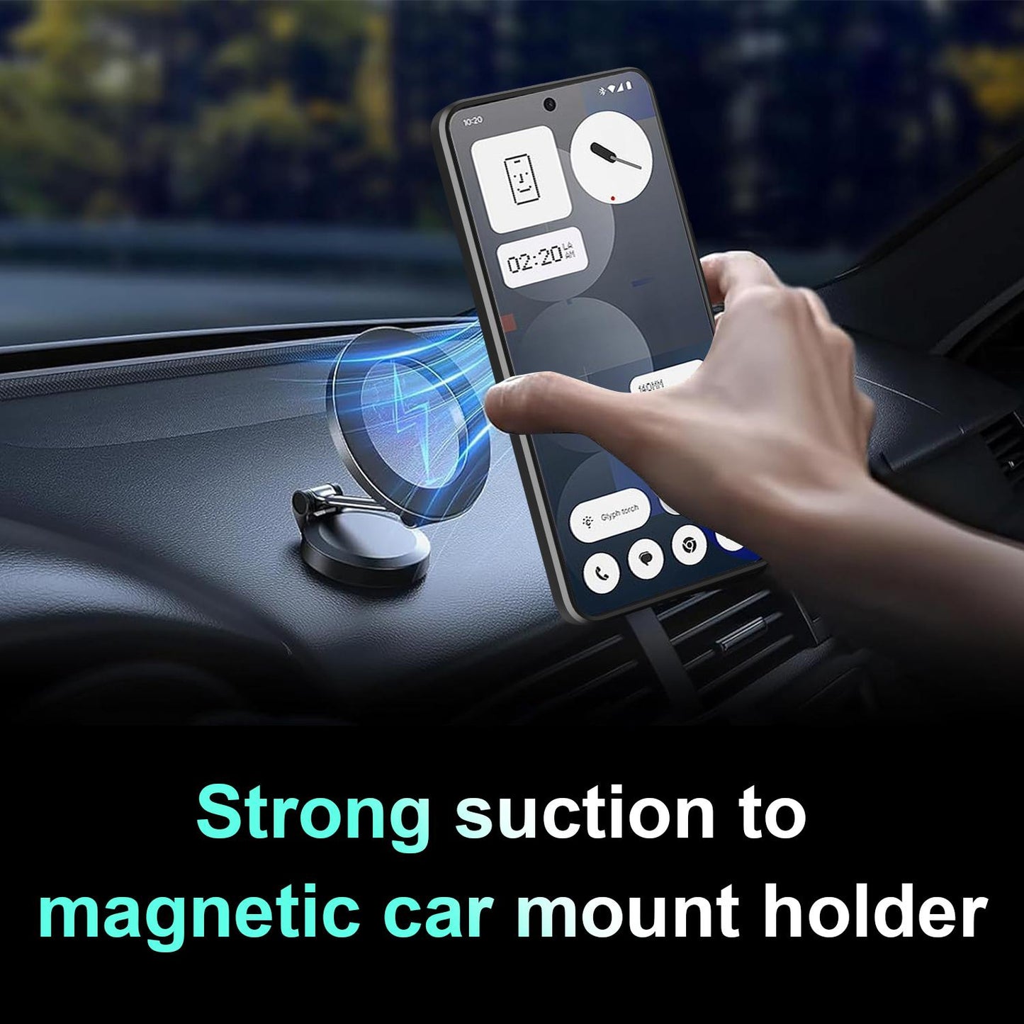 Nothing Phone 3a Pro Sliding Camera Cover Magnetic Ring Stand Shockproof TPU + PC Protective Phone Case