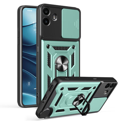 Nothing CMF Phone 1 Sliding Camera Cover Magnetic Ring Stand Shockproof TPU + PC Protective Phone Case